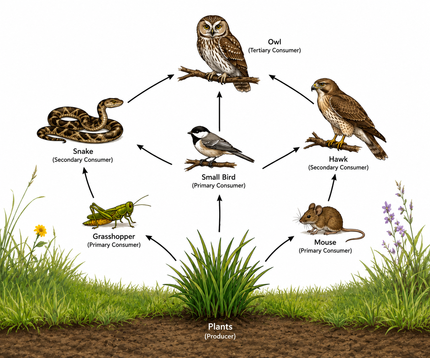 Simple food web